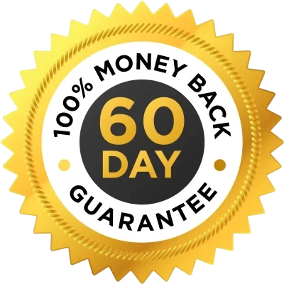 GlycoLean 60 Day Money Back Guarantee Badge